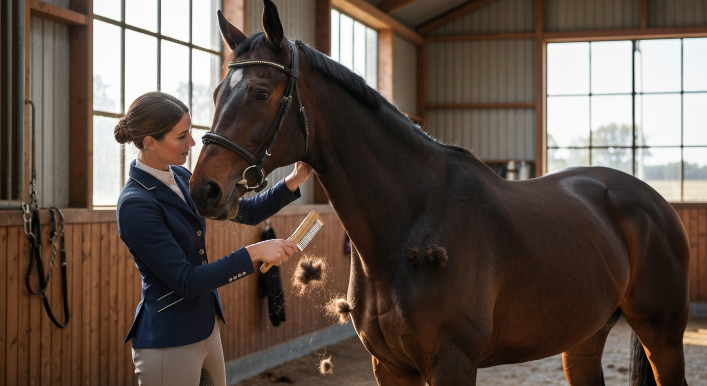 Muda de pelo del caballo: cómo ayudarle en primavera