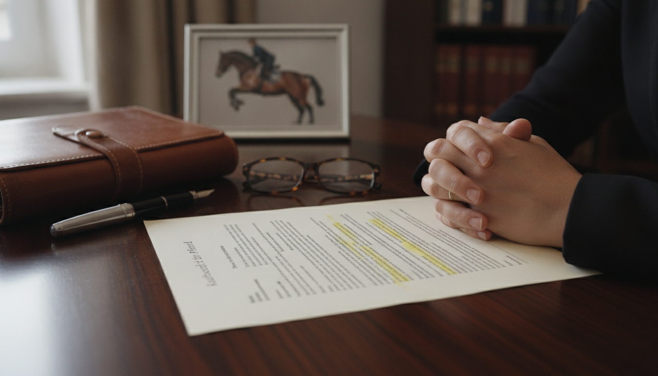 Diritto di recesso nell'acquisto del cavallo: le vostre opzioni legali